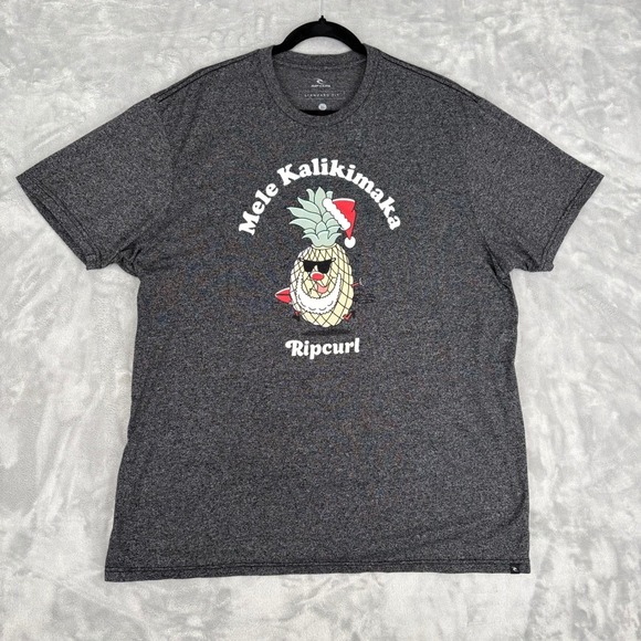 Rip Curl Other - Ripcurl Mens‎ Mele Kalikimaka Pineapple XL Holiday Christmas Graphic T-Shirt